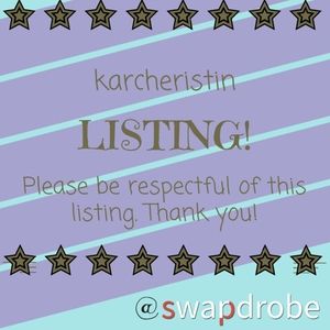 Swap with @karcheristin